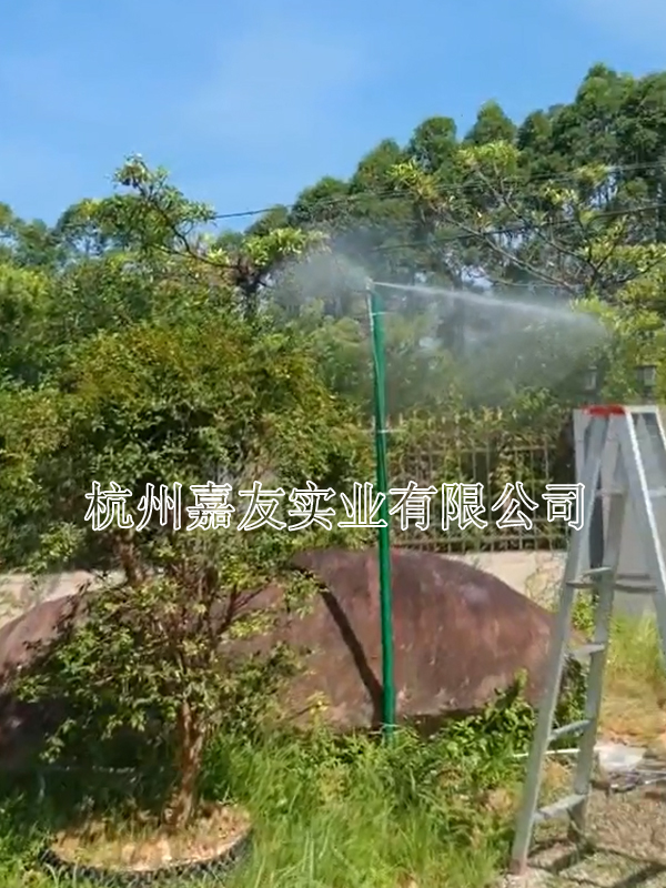 福建光泉光電孔雀園安裝嘉友噴霧降溫系統(tǒng)